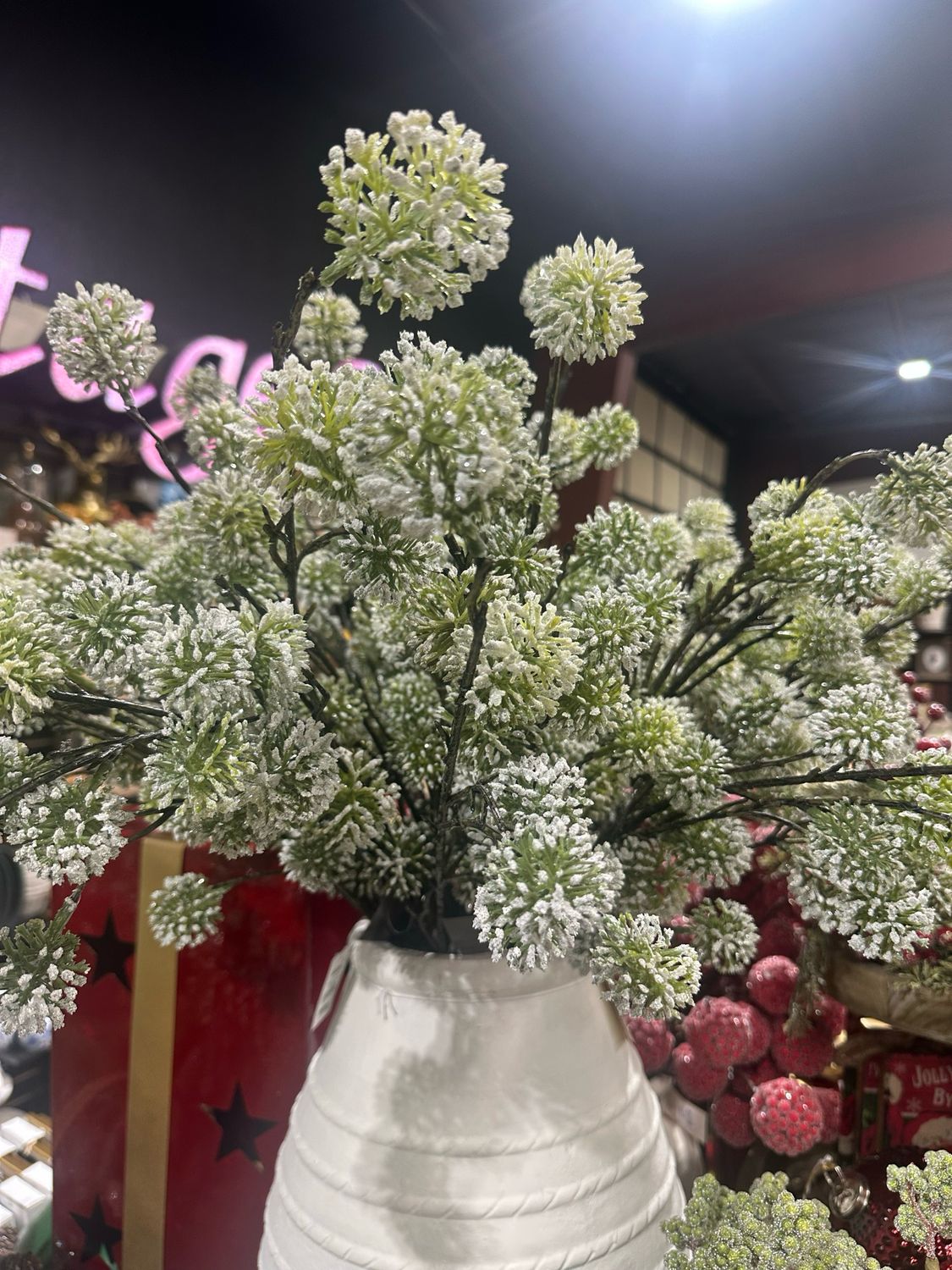 KKI 31" Snowy Pompom Stem