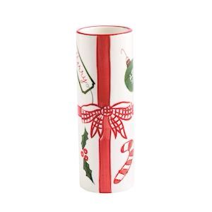MP Bow Painted Stem Vase 6.5"
