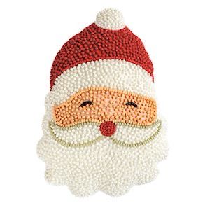 MP Santa Beaded Pillow 11.5"