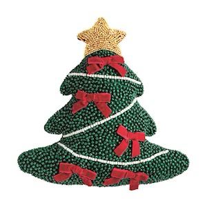 MP Tree Beaded Pillow 10"