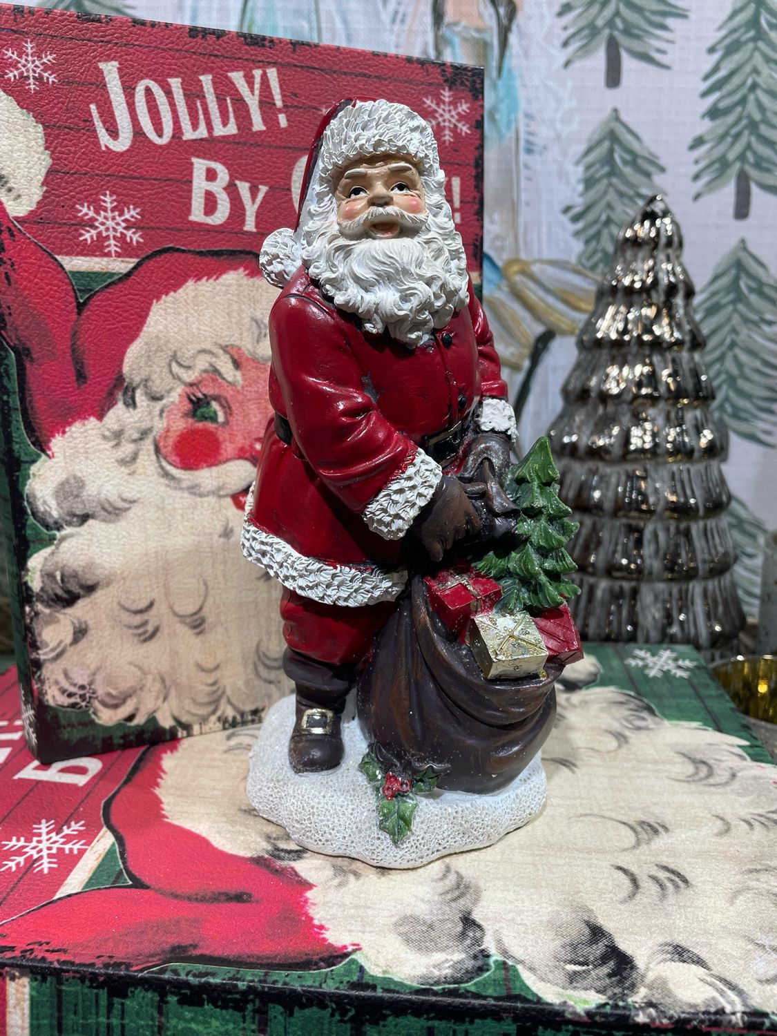 Han Santa w Bag Of Toys 7.75"