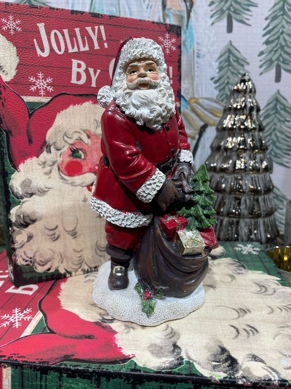Han Santa w Bag Of Toys 7.75"