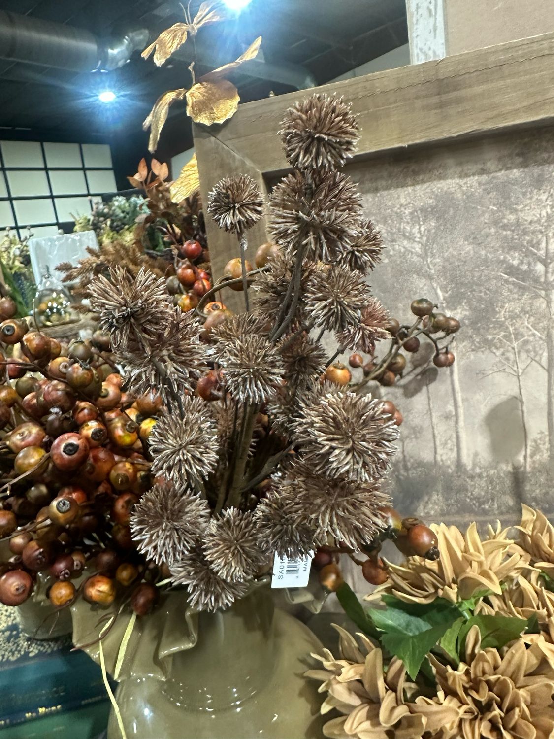 AB Brown Thistle Bush 16"