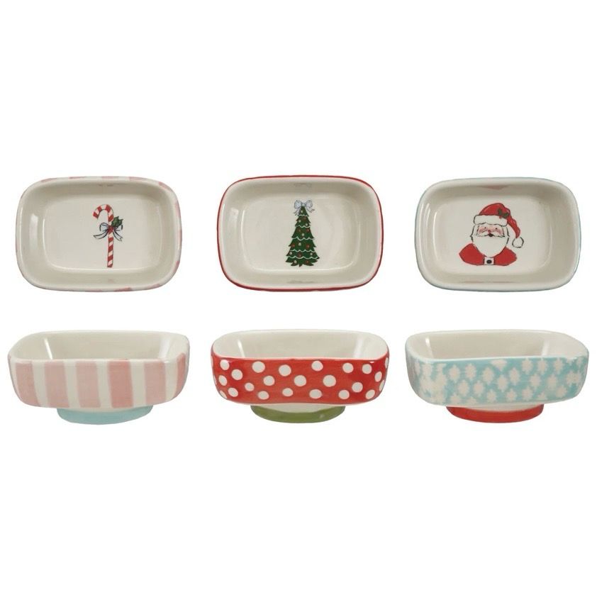 CCO Candy Cane Mini Dish 3.4x2.4x1.4