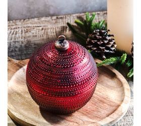 PDG 5" Red Dots Orn Jar