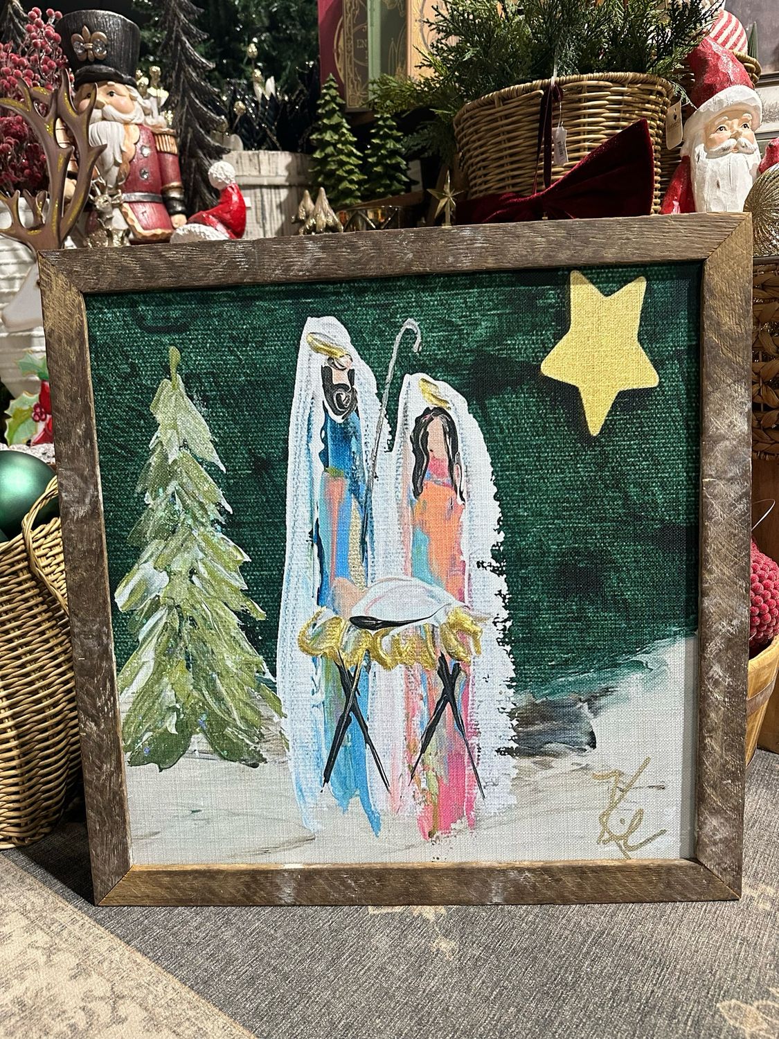 SCM 24x24 Emerald Nativity