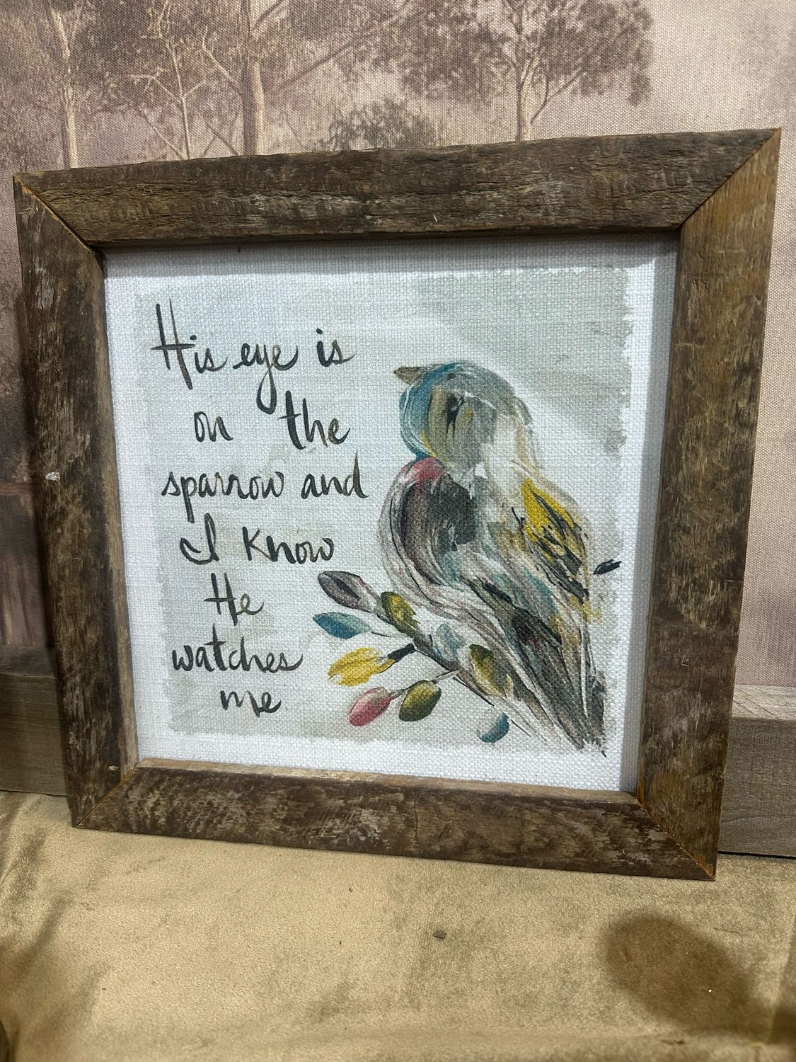 SCM 12x12 His Eye Sparrow