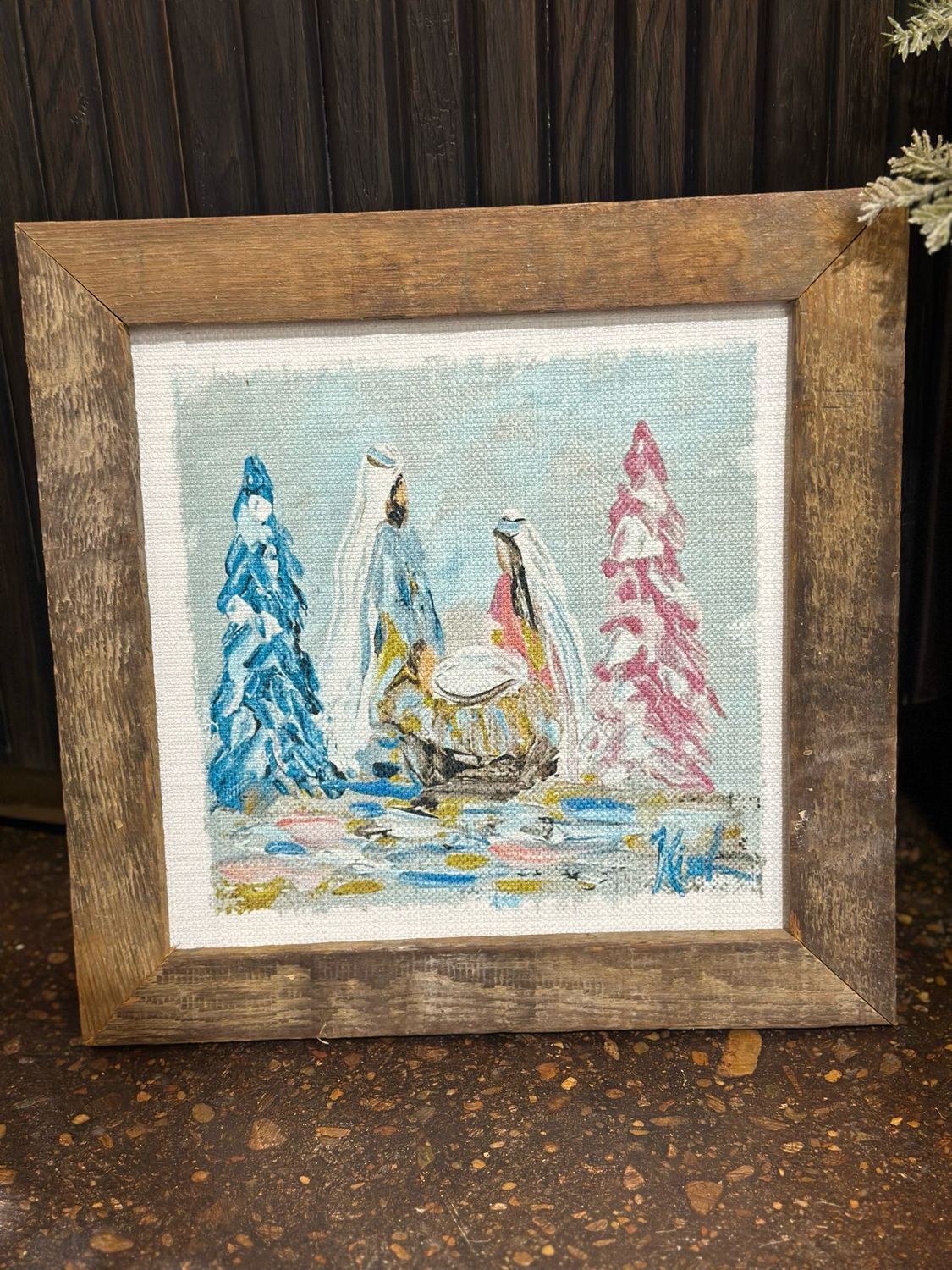 SCM 12x12 Turq Nativity