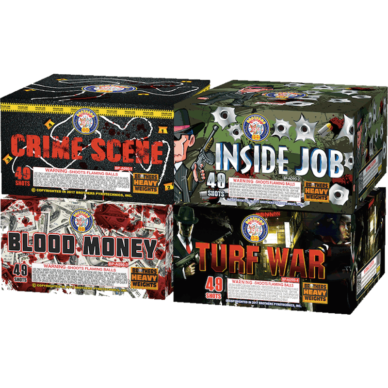 Crime Scene, Inside Job, Blood Money, Turf War (sold separately)