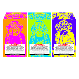3 Monkeys 9's (sold separately)