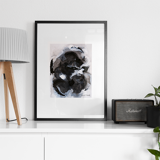 April Moon Art Print