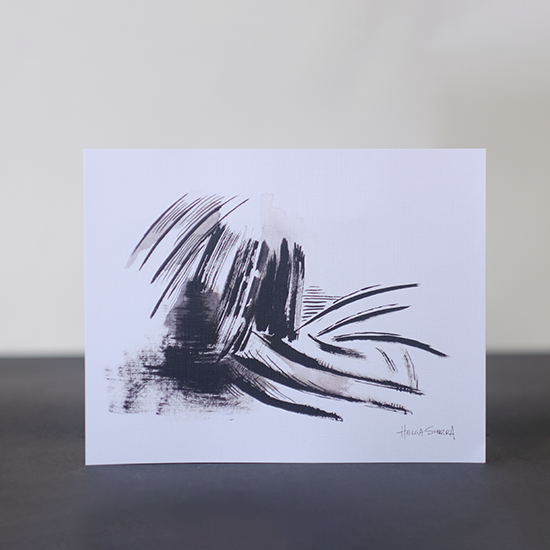 Black and White Line Study 2 Art Print