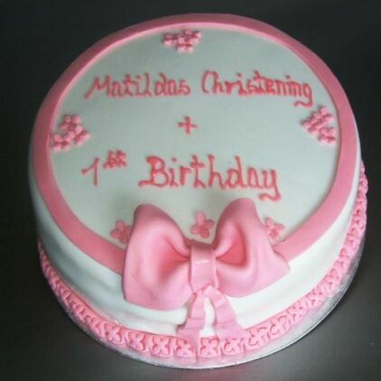 Matilda Christening Cake