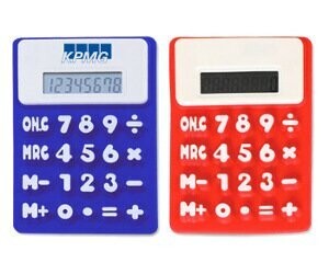 5 Calculadora 8 dígitos con botones gigantes e imán para colocar en  superficies metálicas. Batería incluida. Impresas con tu logo.