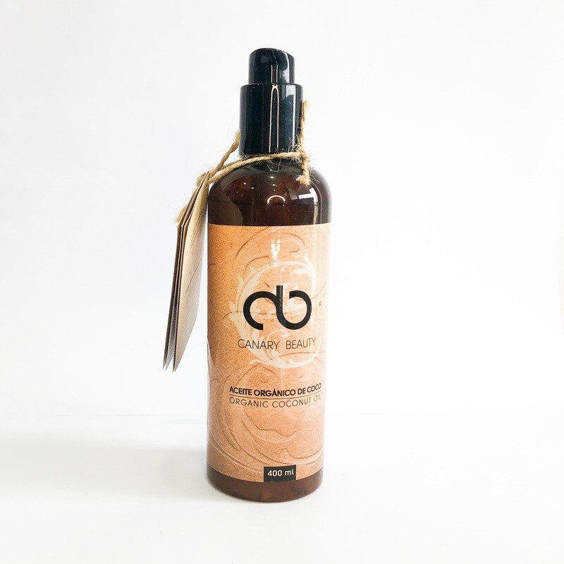 Canary Beauty Aceite de Coco Orgánico 100% (400ml)