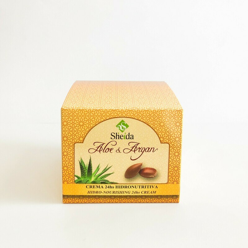 Sheida Crema 24 horas Hidronutritiva de Argán + Aloe Vera