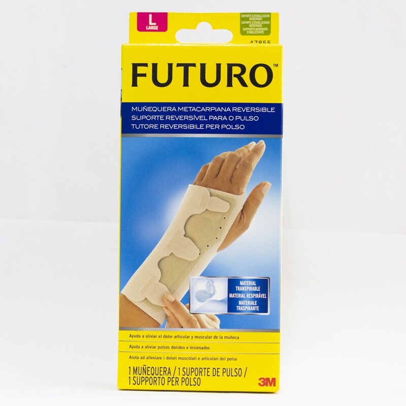 3M Futuro Muñequera Reversible Metacarpiana (T/ L) 3M Futuro Muñequera Reversible Metacarpiana (T/ L)