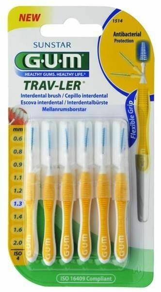Gum Cepillo Interdental (Trav-ler Antibacterial) (1.3.mm)