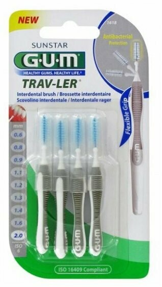 GUM cepillo interdental (Trav-ler Antibacterial) (2.0.MM)