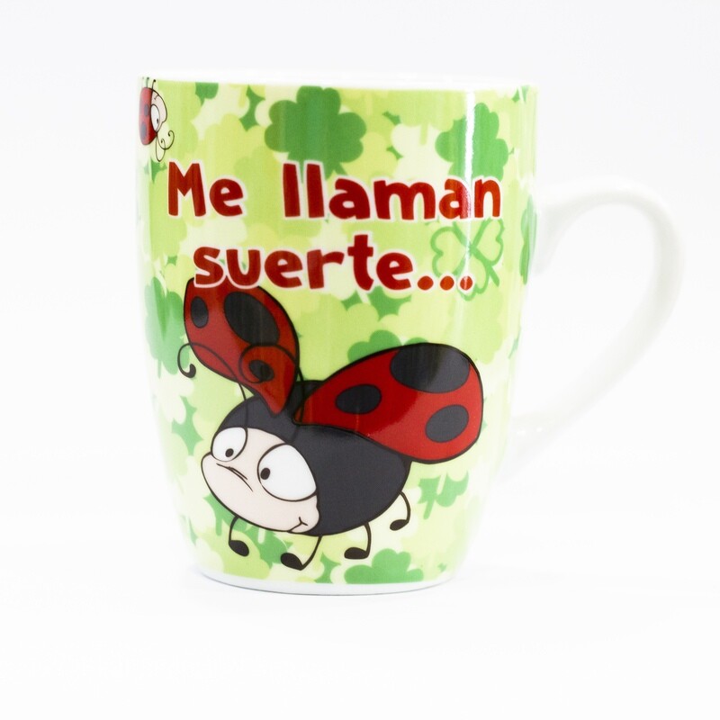 Taza Nici Me llaman suerte