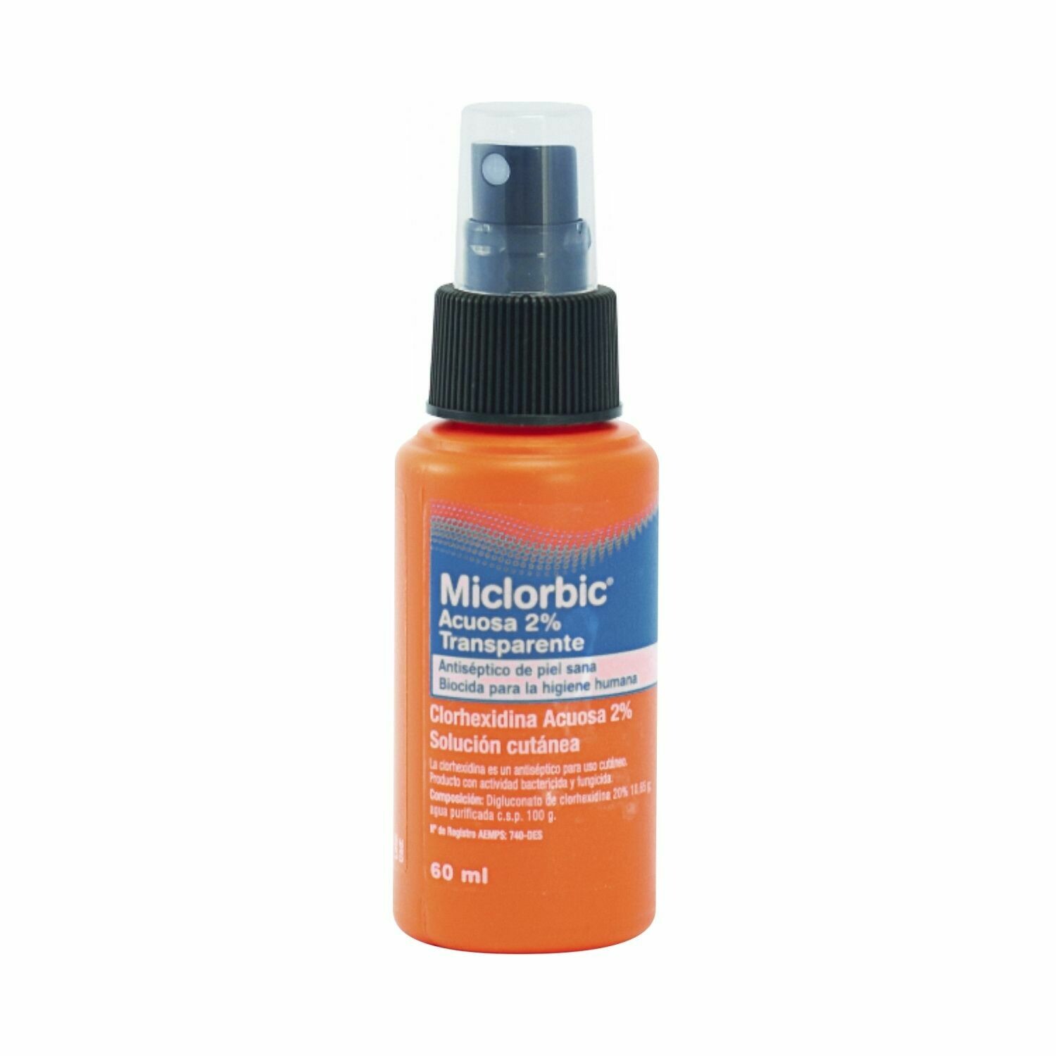 Miclorbic antiseptico con clorhexidina al 2% (60ml)