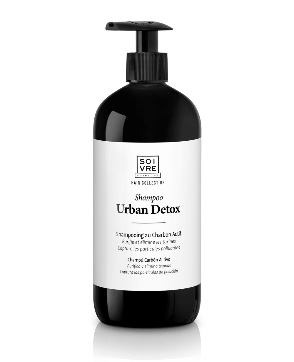 Soivre Champú Urban Detox Carbón Activo (500ml)