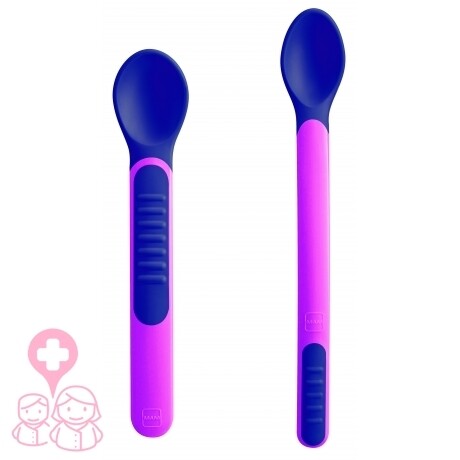 Mam Heat Sensitive Spoons and Cover (6M+)