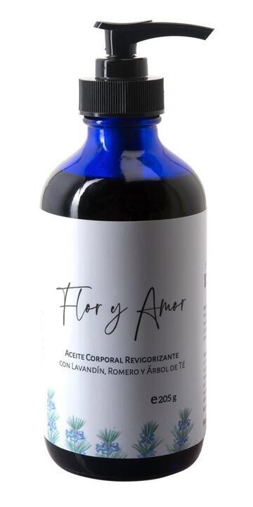 ACEITE CORPORAL REVIGORIZANTE. FLOR Y AMOR (205 Gr)