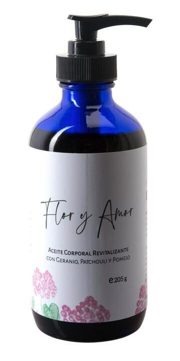 ACEITE CORPORAL REVITALIZANTE. FLOR Y AMOR (205 Gr)