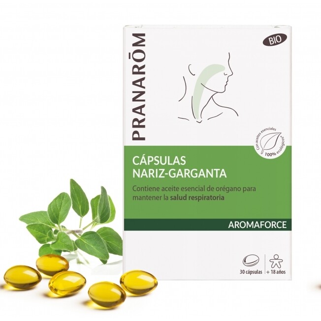 Pranarom Cápsulas Nariz y Garganta (Bio) (30 capsulas)