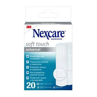 3M Nexcare Soft Touch ( 20 unidades universales)
