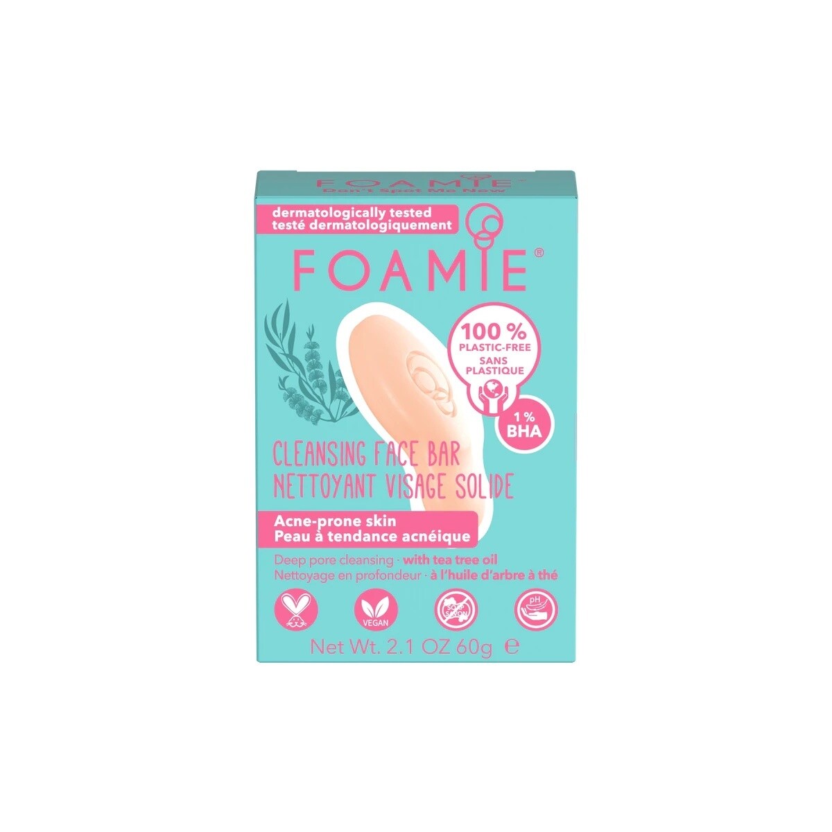 JABON LIMPIEZA PROFUNDA POROS Y ACNE (80GR) (FOAMIE)