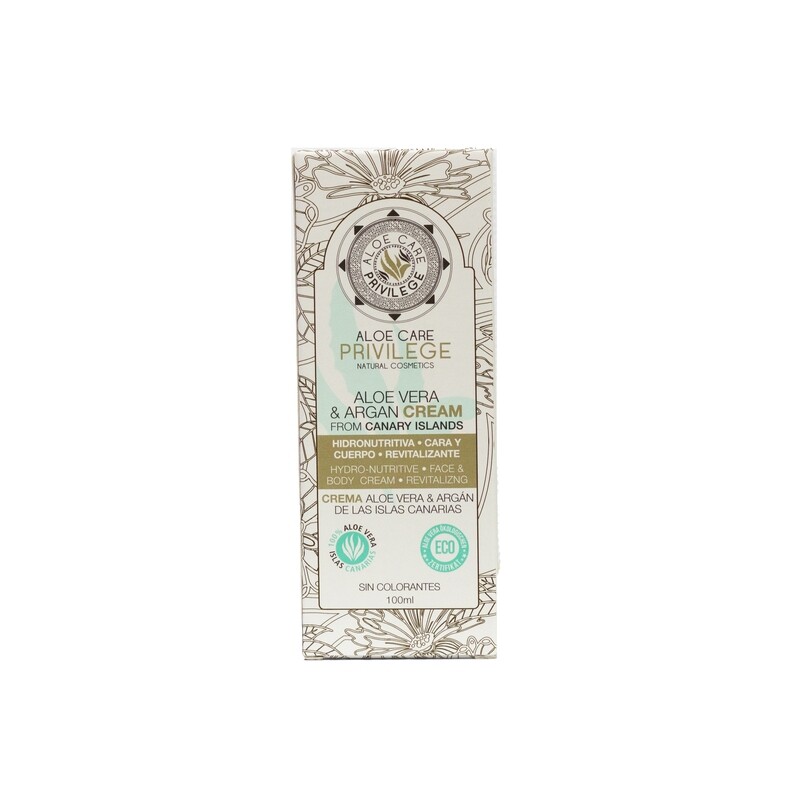 Privilege Crama Hidronutritiva cara y cuerpo Aloe Vera + Argan revitalizante (100ml)