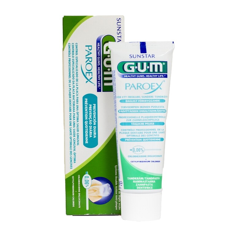 GUM Pasta de dientes Paroex con 0,6% Chlorixidina