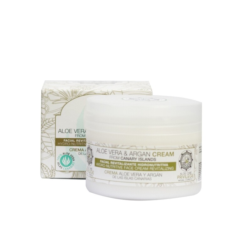 Privilege Crema revitalizante hidronutritiva Aloe vera/Argán  (ECO)