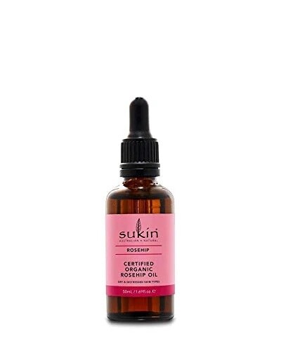 Sukin Aceite de Rosa de Mosqueta Orgánica (Vegano y natural) (50ml)