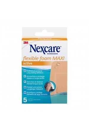 3M Nexcare Flexible Foam Maxi Act (50x101mm) (5 Stk)
