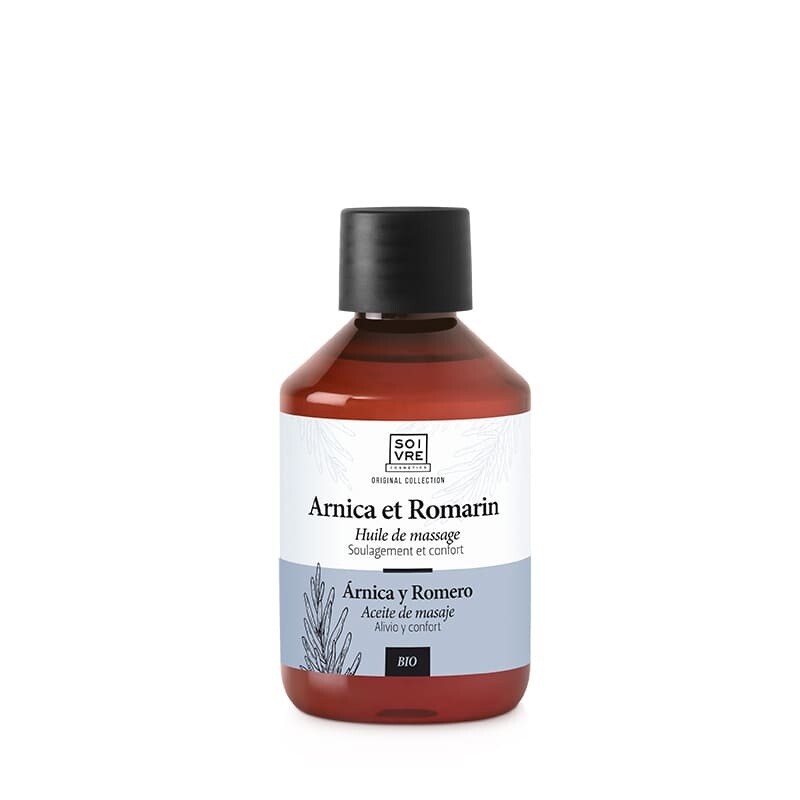 Soivre Aceite para Masaje de Arnica y Romero (200ml)
