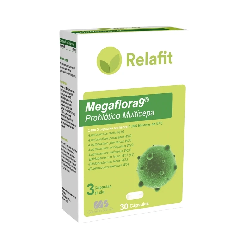 Megaflora9 (Probiotico Multicepa) (30 capsulas)