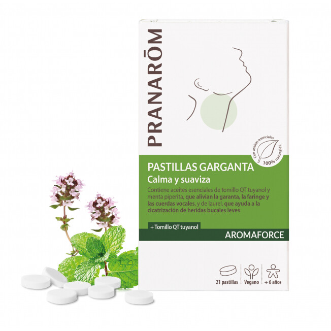 Pranarom Pastillas Garganta (Bio) (21und)