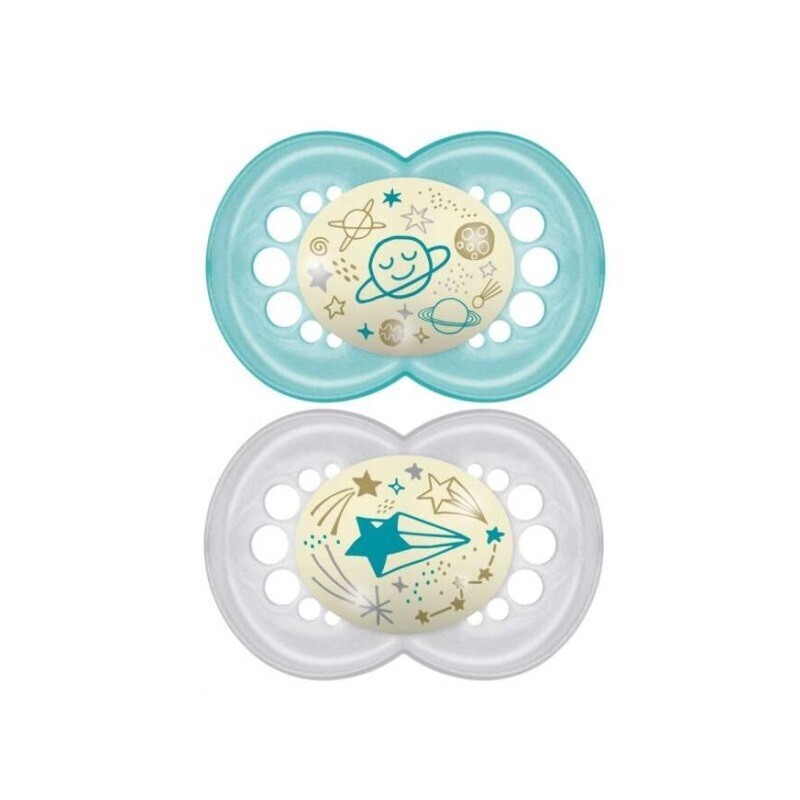 Mam Chupa Original Night Silicona (+6 m) (2 unds)