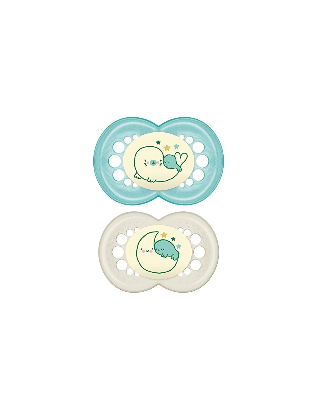 Mam Chupa Original Night Silicona (+16 m) (2 unds)