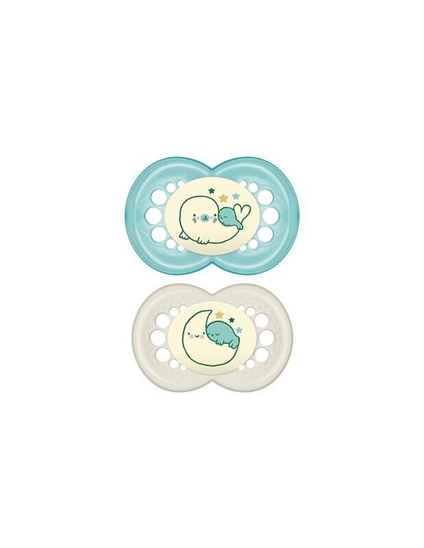 Mam Chupa Original Night Silicona (+16 m) (2 unds)
