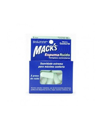 Mack´s Tapones Espuma Ruido (5 pares)