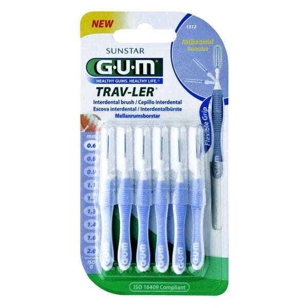 Gum Cepillo Interdental (Trav-ler antibacterial) (0.6.mm)