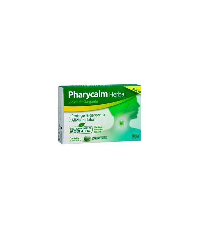 Pharycalm Herbal Dolor de Garganta (24 pastillas)