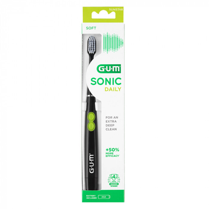 Gum Cepillo Dental a Pilas Activital Sonic (Negro)