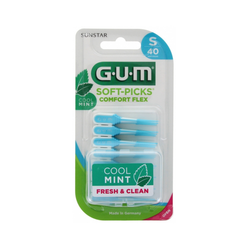 GUM Soft Picks Comfort Flex Cool Mint (40unidades)