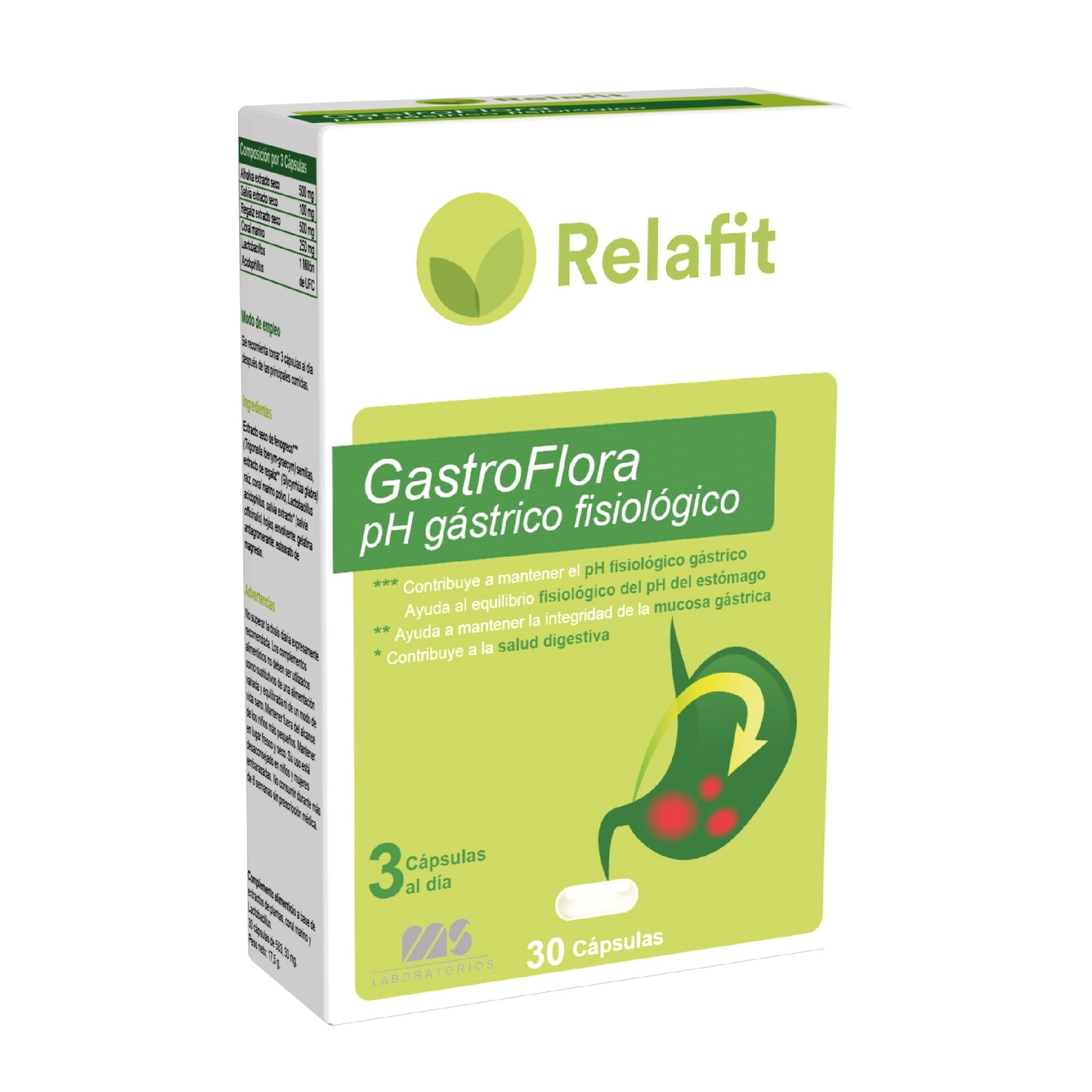 Relafit Gastroflora (30 capsulas)