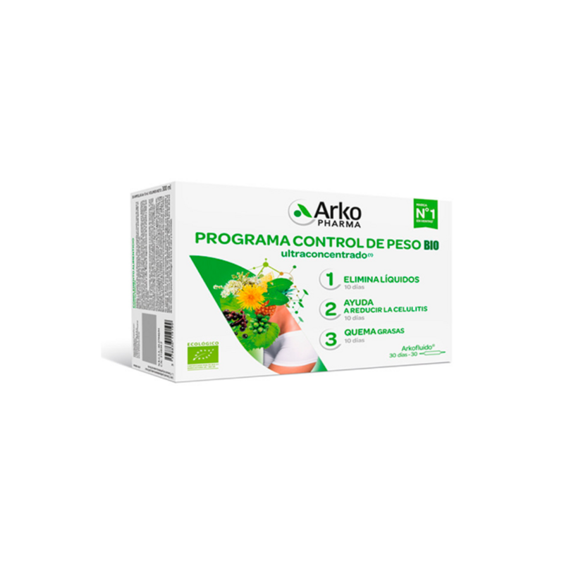 Arkopharma Arkofluido Programa de control de peso (BIO) (30amp) (10ml)